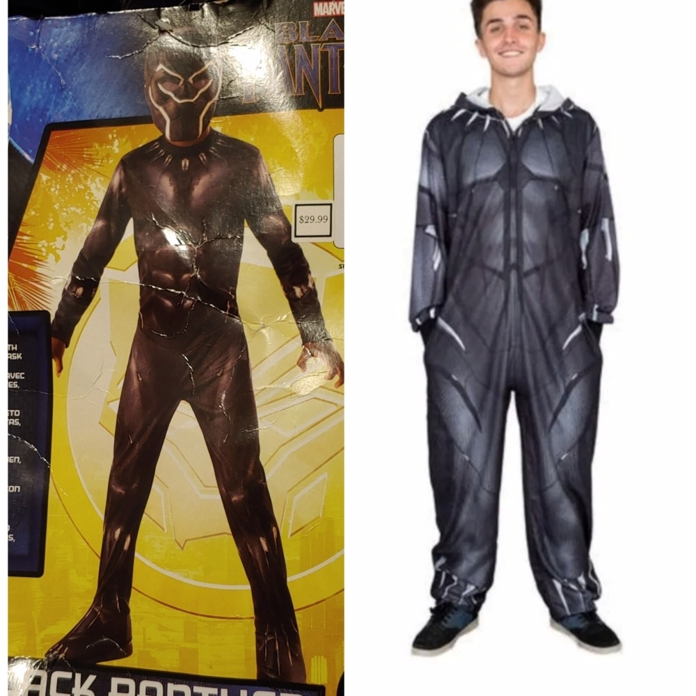 Daddy+me : 2 Black panther costumes